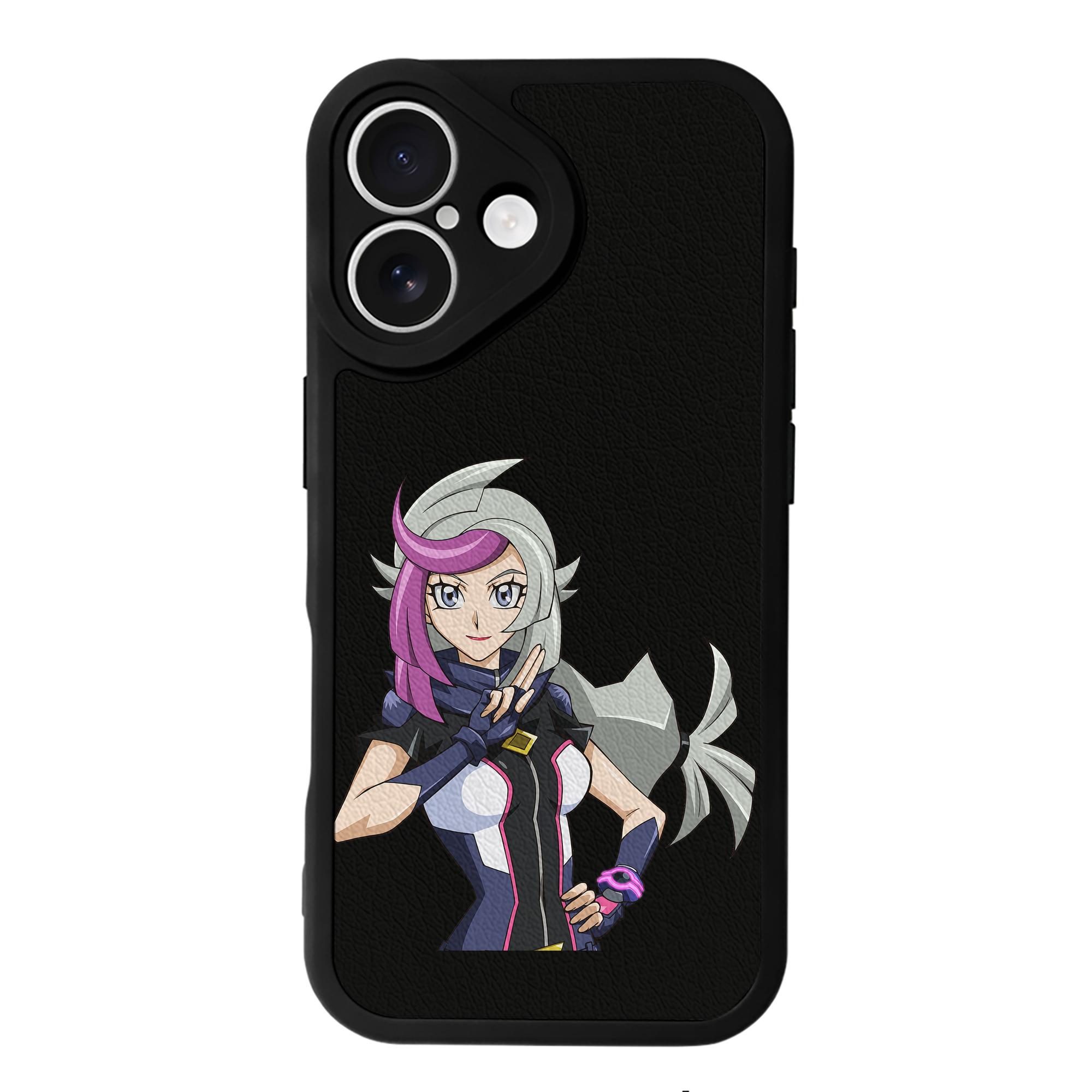 遊☆戯☆王 Yu-Gi-Oh! 【iPhone 16シリーズ対応】シリコンスマホケース（レザー調） 材質：シリコン